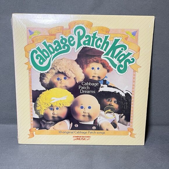 Cabbage Patch Kids Dreams 1984 LP Parker Brothers PB-7216 Vinyl Record-SEALED - Picture 1 of 8